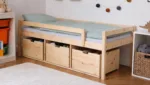 Kinderbett mit Stauraum selber bauen