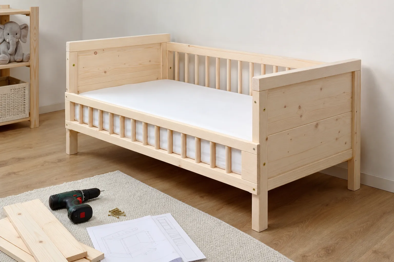 Kinderbett selber bauen: Der komplette DIY-Ratgeber fuer individuelle und sichere Kinderbetten