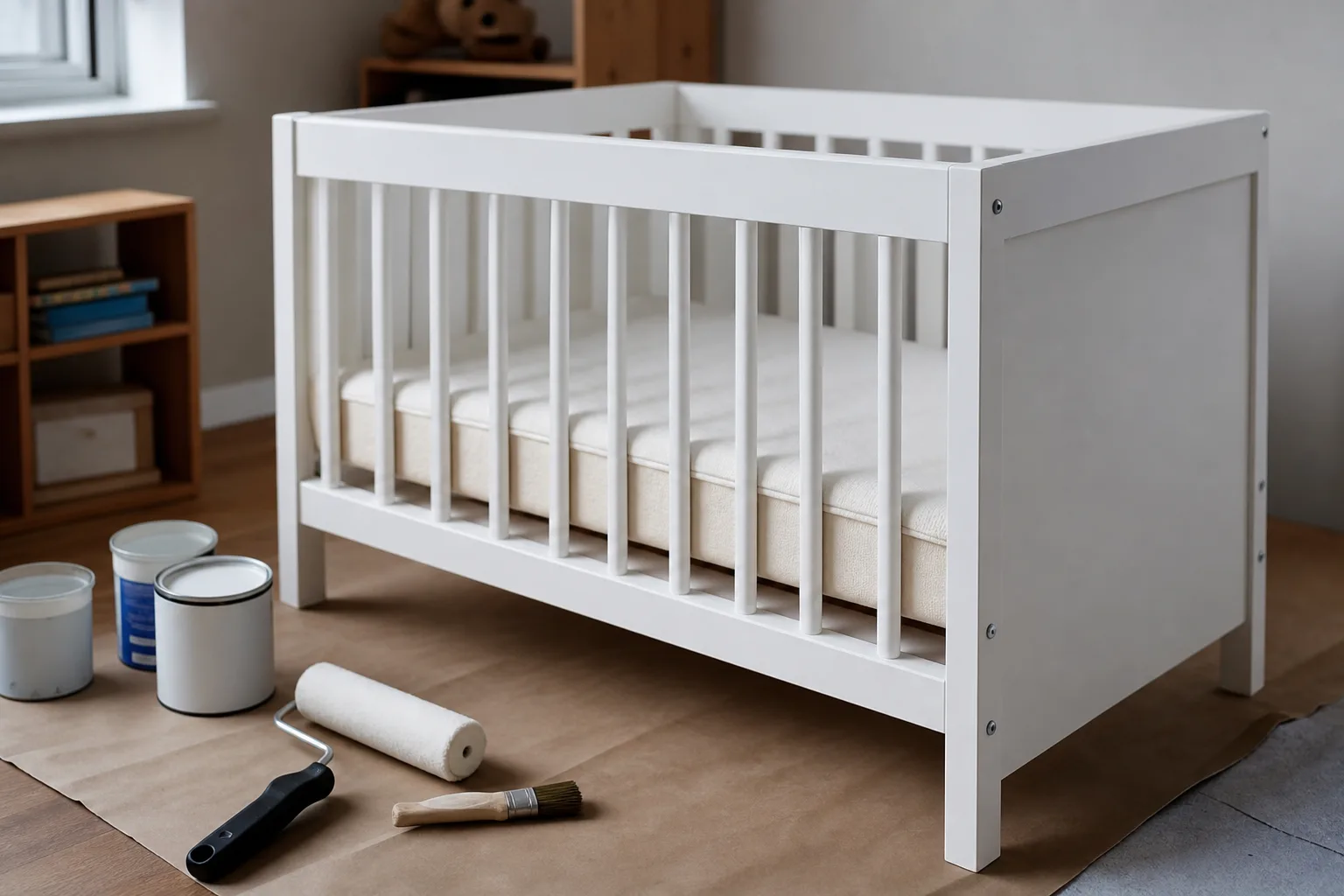 Tipps fuer das Lackieren und Versiegeln von DIY Kinderbetten fuer Langlebigkeit und Sicherheit