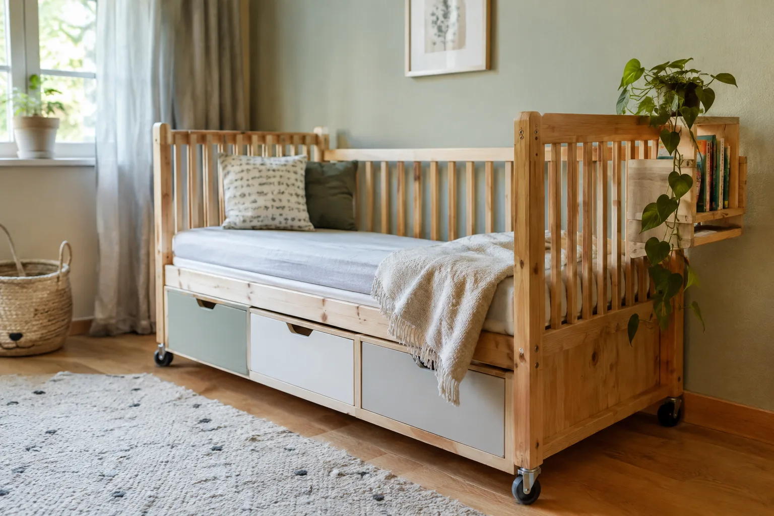 Kinderbett umbauen und upcyclen: Nachhaltige DIY-Loesungen fuer wiederverwendbare Moebel